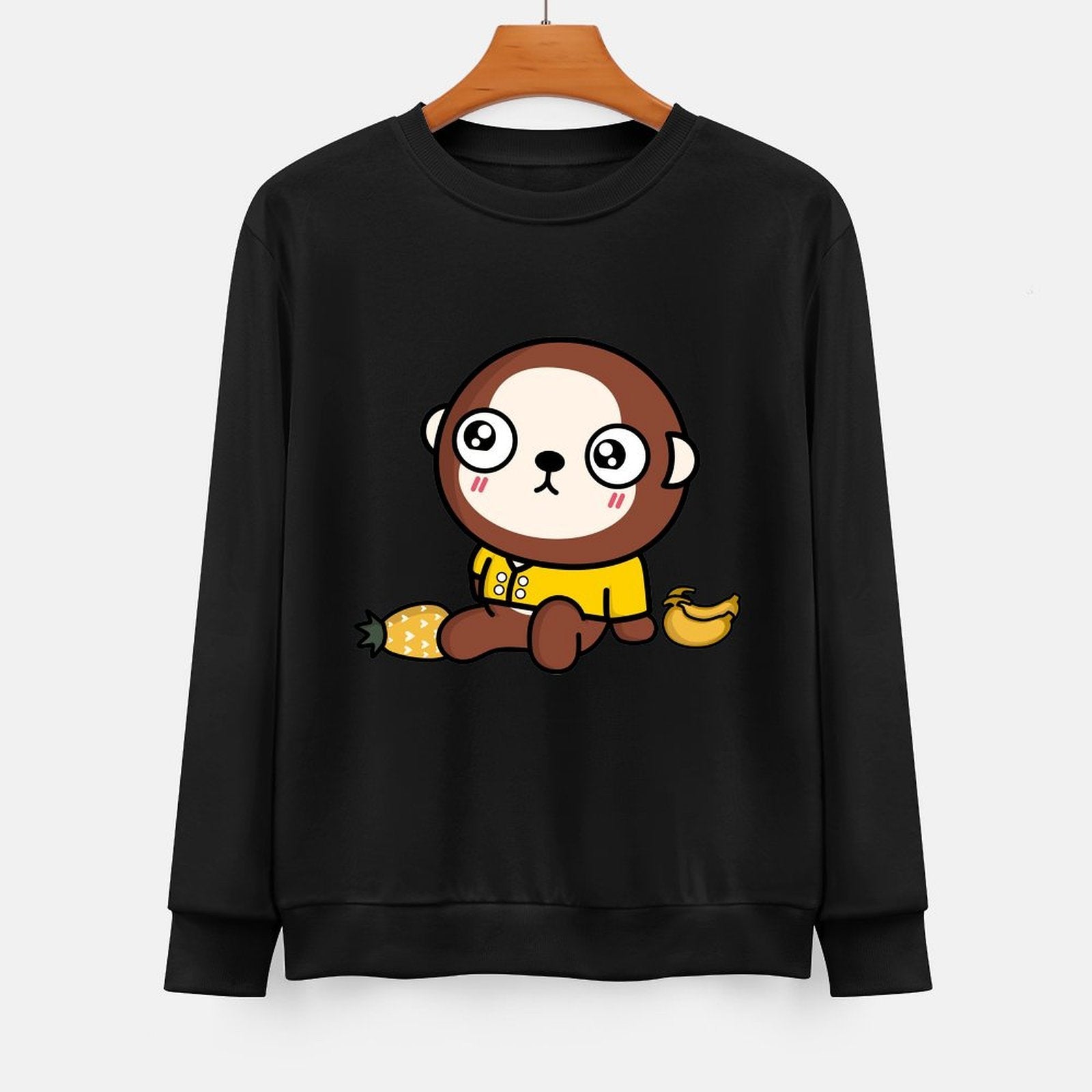 Front Patterned Long Sleeve TopTimelessComfort Clean